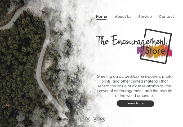 Логотип для сайта The Encouragement Store