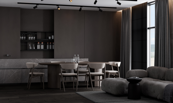 Minimalistic modern flat