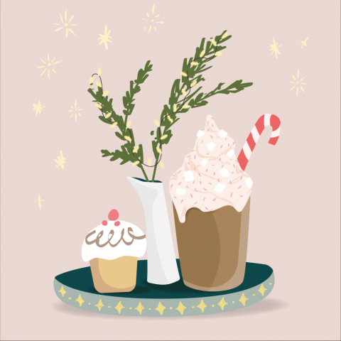 Открытка к новому году)