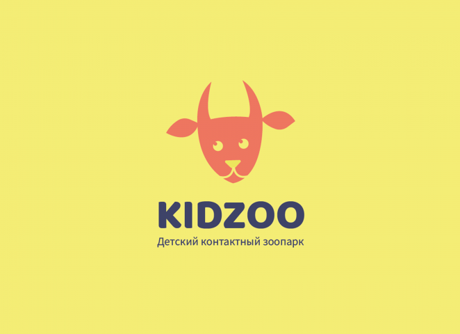 Логотип для детского контактного зоопарка "KIDZOO"