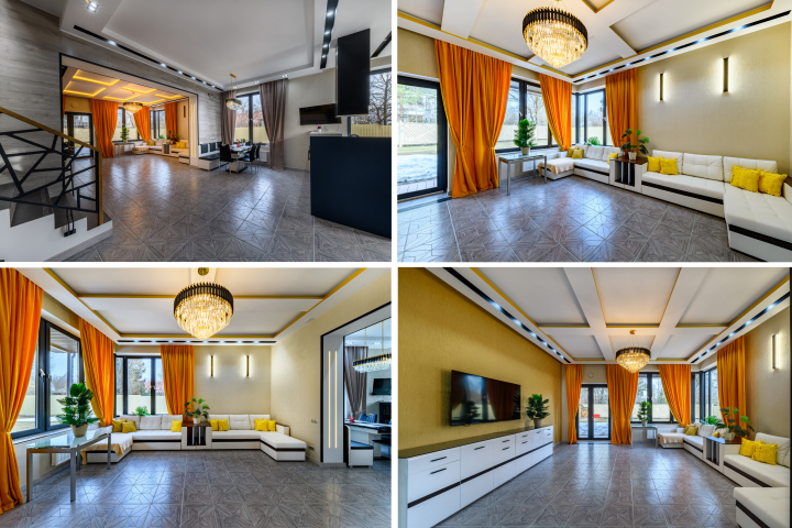 Интерьерная фотосъемка загородного дома