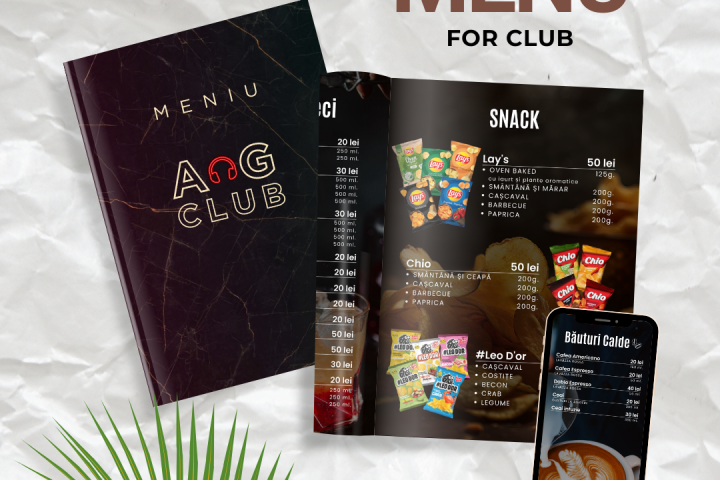 Menu Designe in Canva