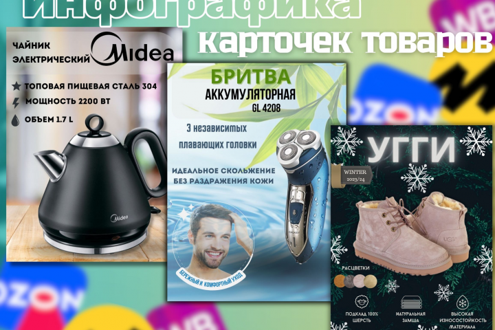 Инфографика для маркетплейсов