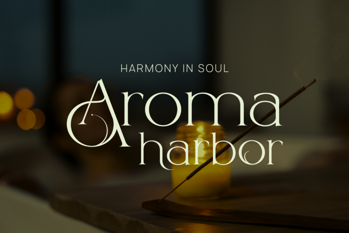 Фирменный стиль для бренда благовоний "Aromaharbor"
