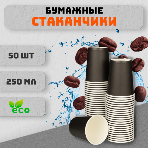 Инфографика на бумажные стаканчики