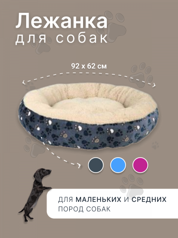 Инфографика лежанки для собак