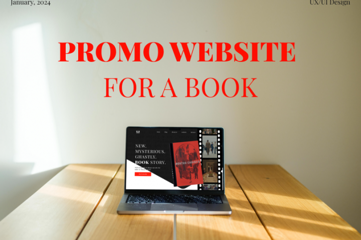 Landing page for a book
