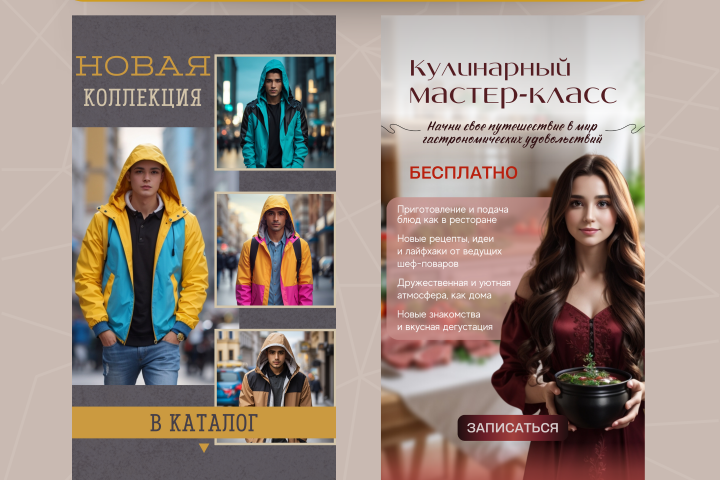 Рекламные макеты