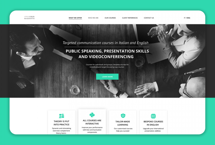 Anna Colin Mazzotti - Landing Page