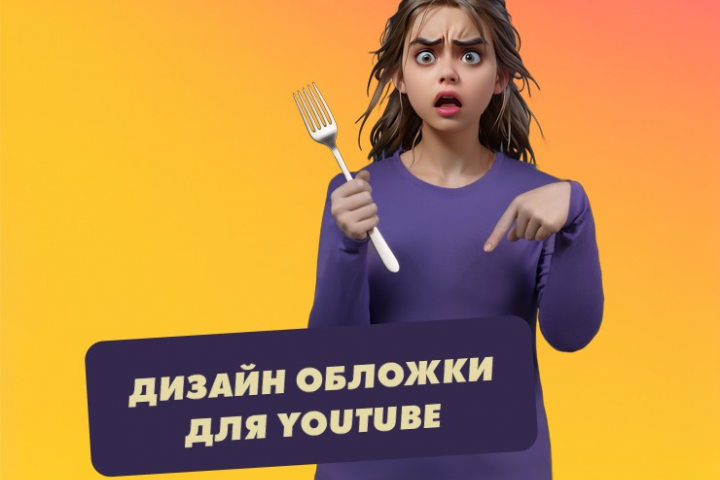 Дизайн обложки для канала Youtube