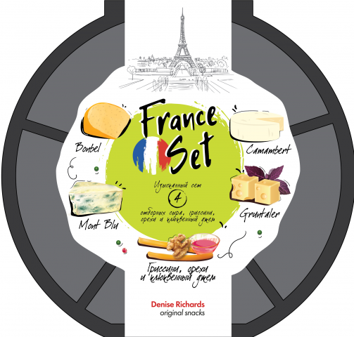 Дизайн этикетки для сырной тарелки