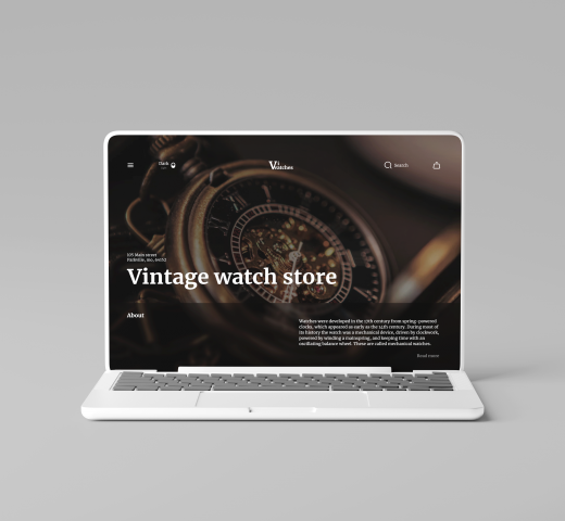 Сайт для компании по продаже часов