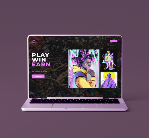 Landing page для новой игры