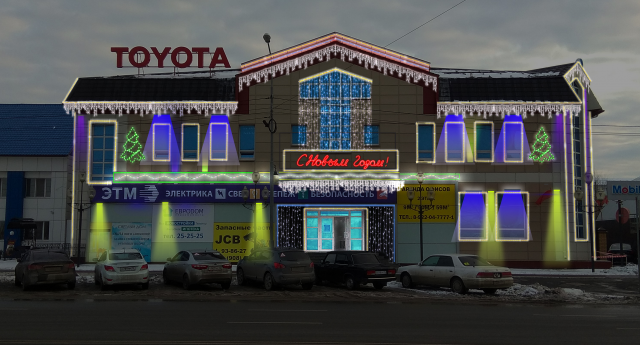 Новогодняя подсветка