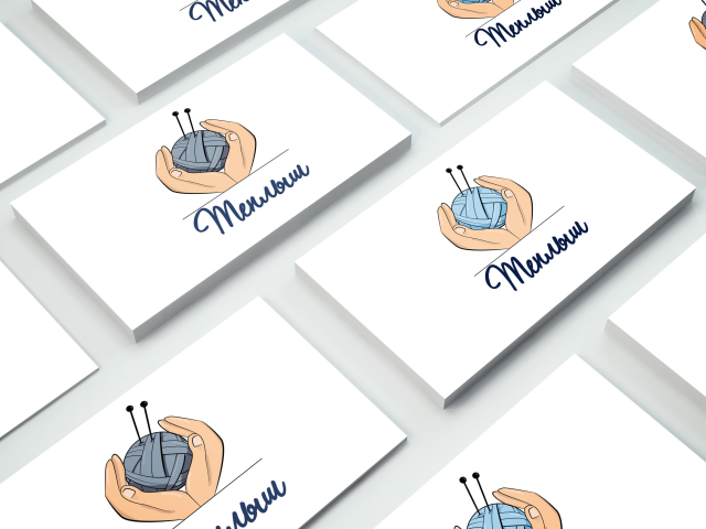 Логотип для магазина вязанной детской одежды