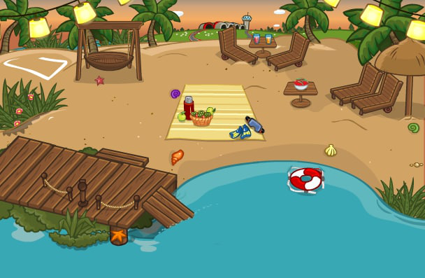 Flesh-локация для игры.Пляж