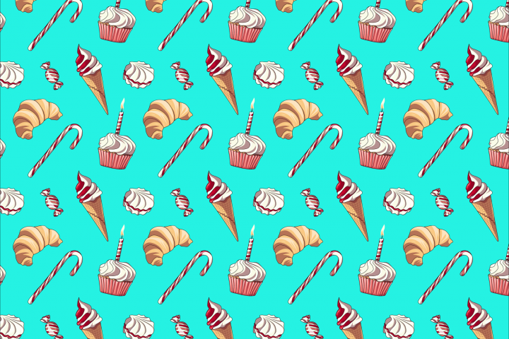 Паттерн для кондитерского магазина