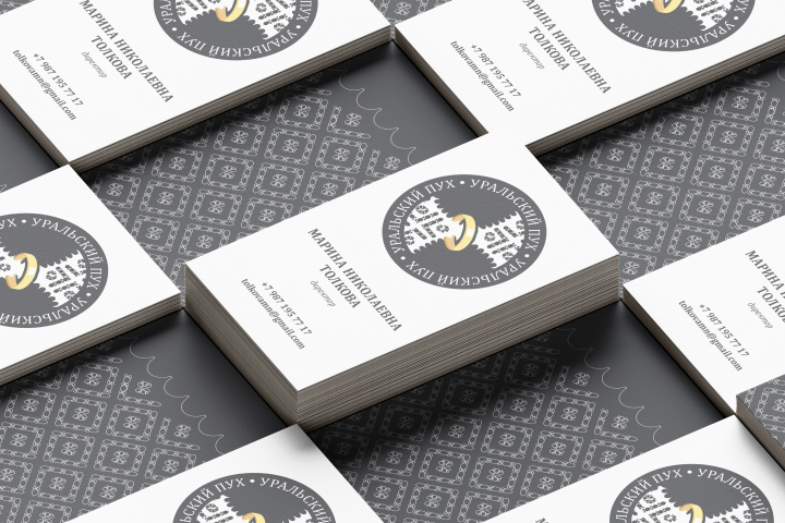 Фирменный стиль для магазина оренбургских пуховых платков