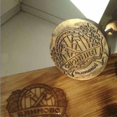 Фирменное клеймо для прожига. Макет для 3D фрезера.