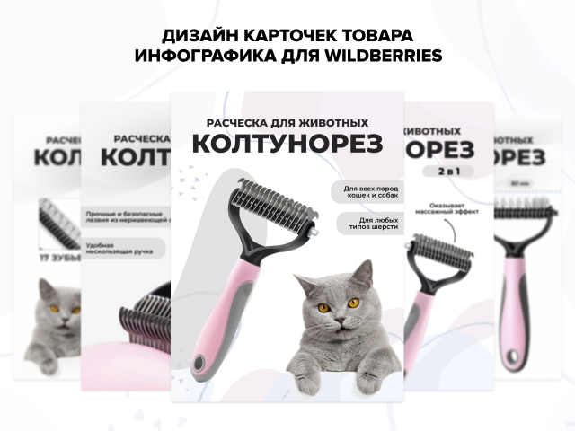 Дизайн карточки товара. Инфографика для маркетплейсов