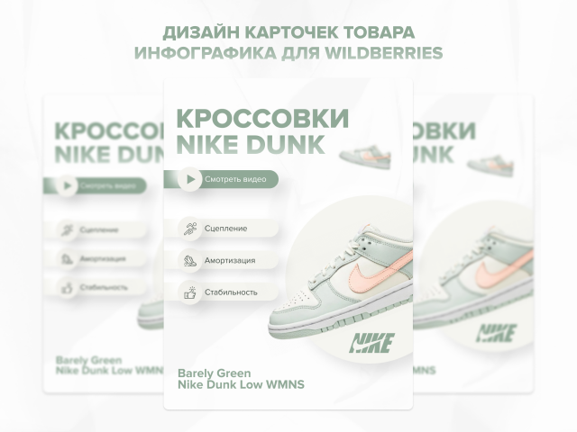 Дизайн карточки товара. Инфографика для маркетплейсов