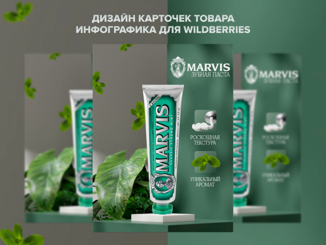 Дизайн карточки товара. Инфографика для маркетплейсов