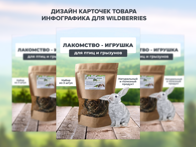 Дизайн карточки товара. Инфографика для маркетплейсов