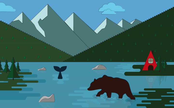 Постер для клуба путешественников