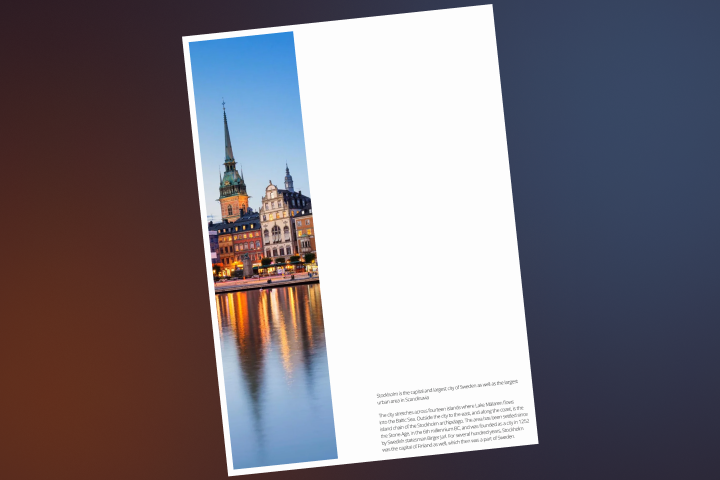 Плакат. Швеция