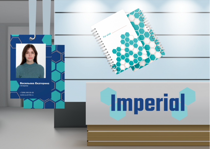 Фирменный стиль для компании "IMPERIAL"