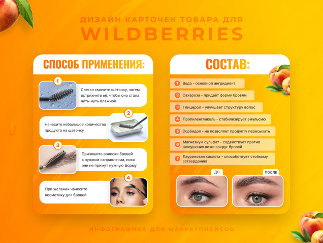 Дизайн карточек товара для Wildberries