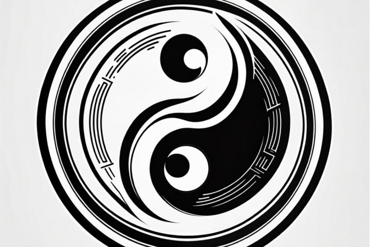 Логотип инь-янь