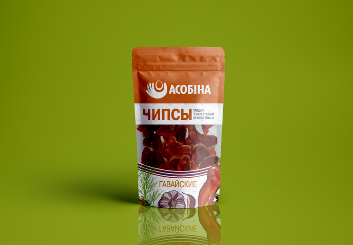 Упаковка для мясных чипсов