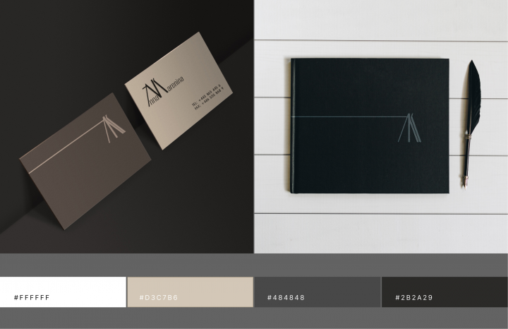 Визитки и блокнот для анны Карениной