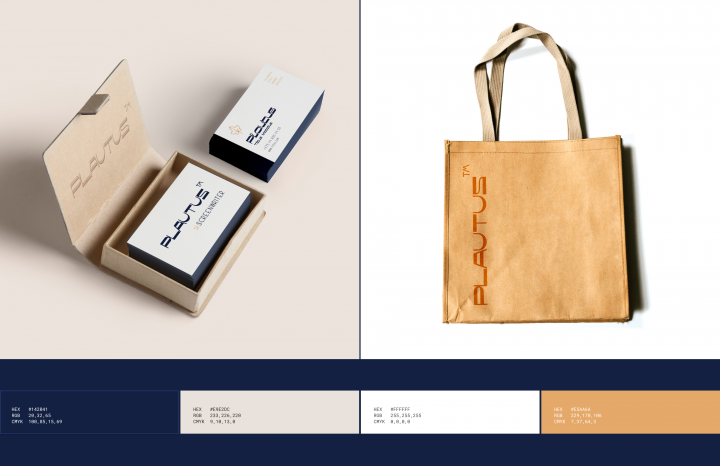 Визитки и шопер для Плавта