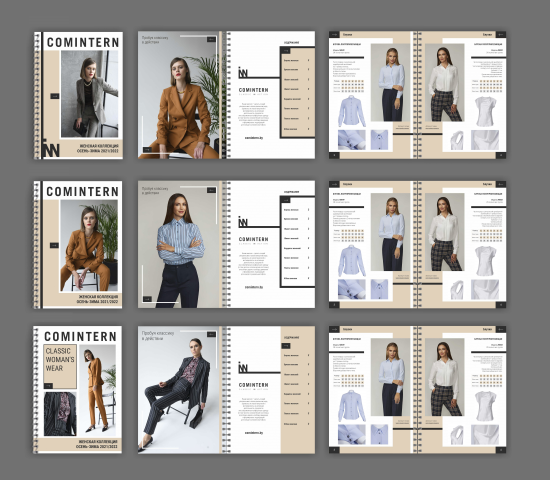 Разработка дизайна и верстка каталога