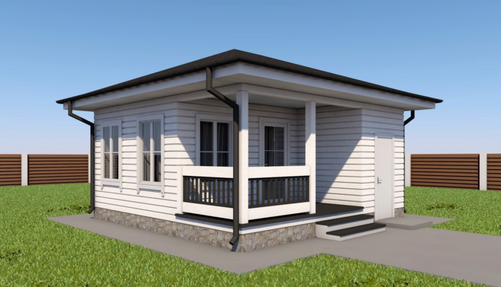 Детский игровой дом, совмещенный с погребом