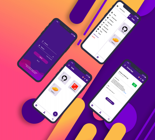 Мобильное приложение обмена данных