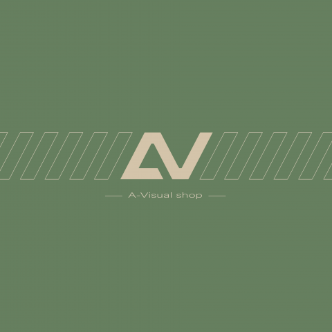 Логотип для магазина одежды "A-Visual shop".