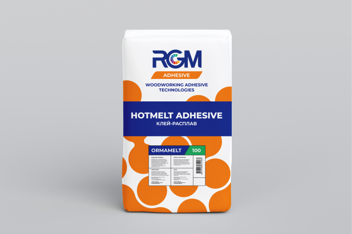 Упаковка сухого клея для компании "RGM".