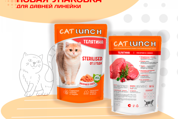 паучи для влажного кошачьего корма