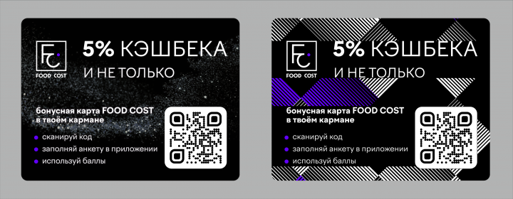 карта лояльности для сети Food Cost