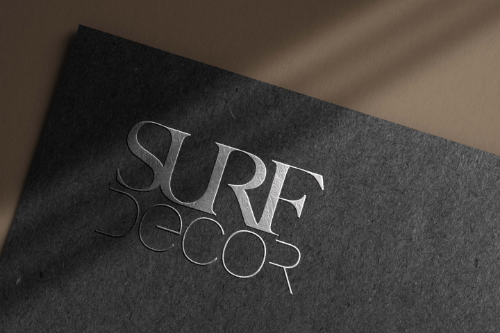 Логотип для декор-компании SURF DECOR