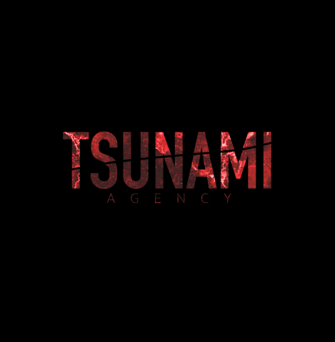 Лого для модельного агенства TSUNAMI agency