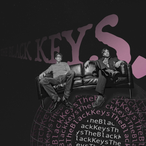 Арт плакат для группы The Black Keys