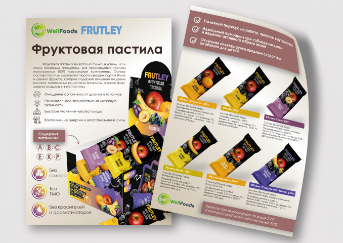 Листовка "Frutley"