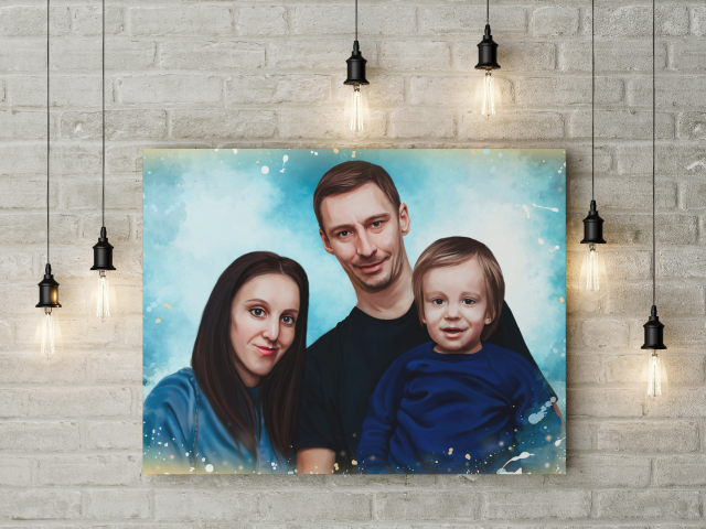 Семейный цифровой портрет