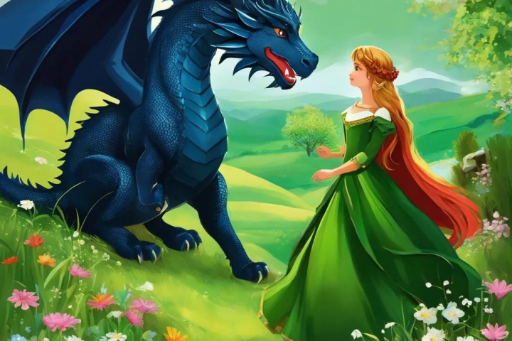 Сказка про принцессу и дракошу