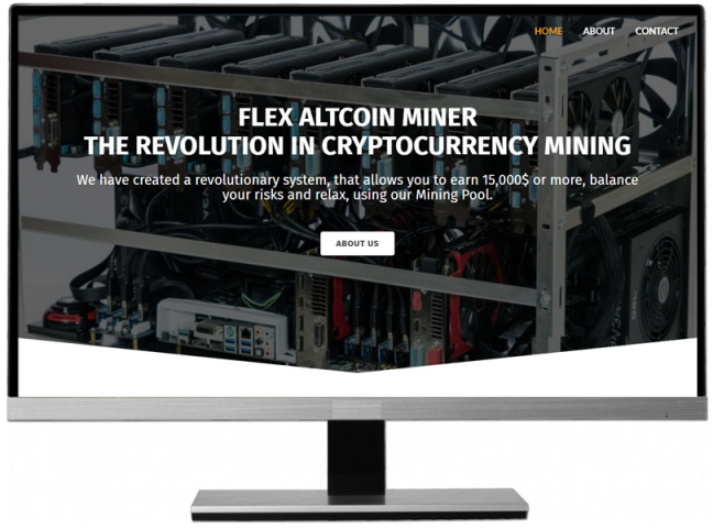 Лендинг для продажи биткойн фермы