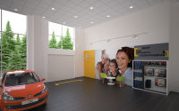 Визуализация дилерского центра RENAULT